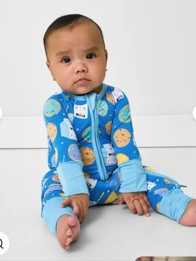 Little Sleepies/ Cookies & Milk Convertible Zippy/ 2T
